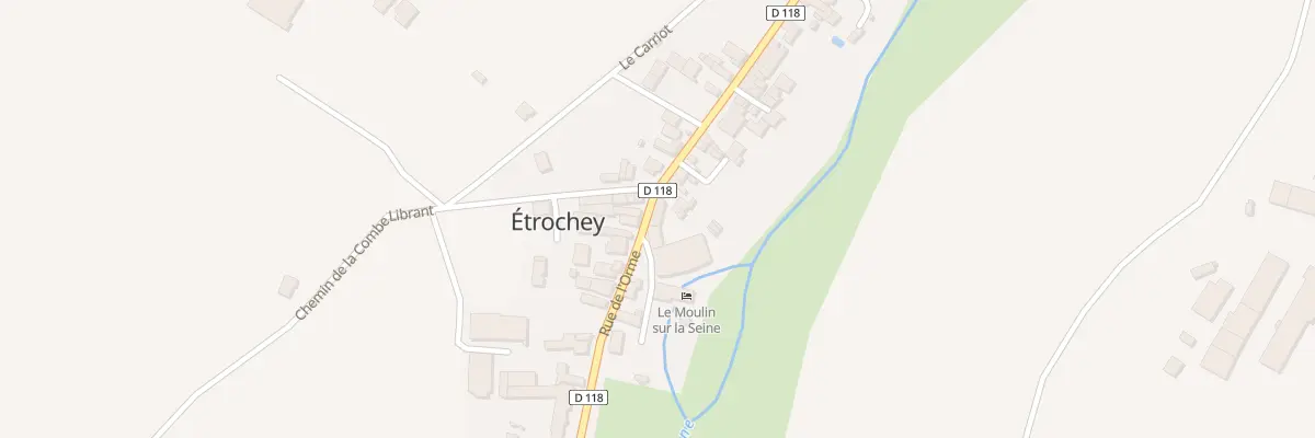 Plan du 8B Rue de l’Orme à Étrochey