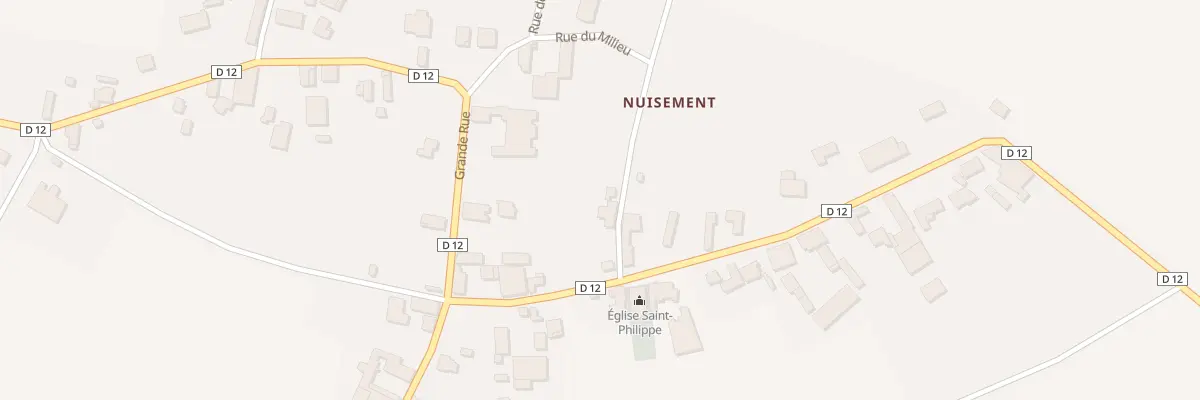 Plan du 3 Rue de l’Eglise de Nuisement à Puits-et-Nuisement