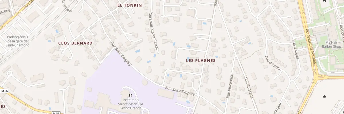 Plan du 34B Rue Jules Verne à Saint-Chamond