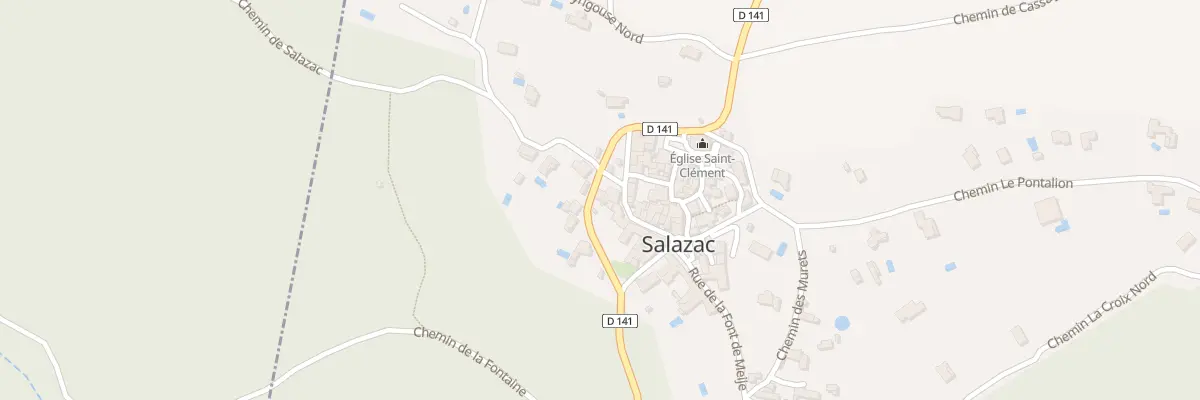 Plan du 5035 Le Village à Salazac