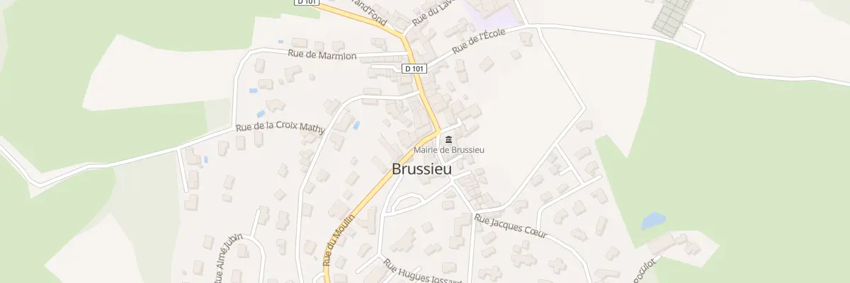 Plan du 2 Rue de L ’Eglise à Brussieu