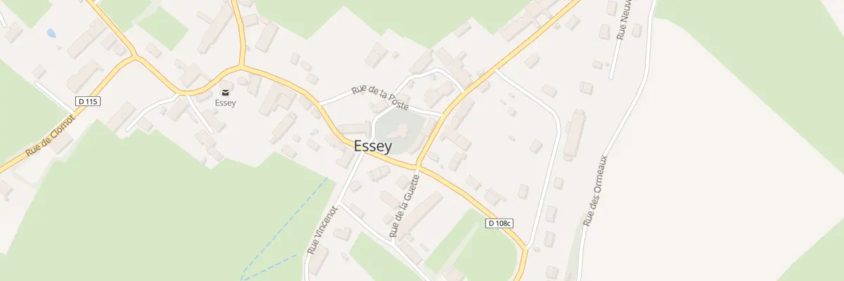 Plan du 5 Rue du Centre à Essey