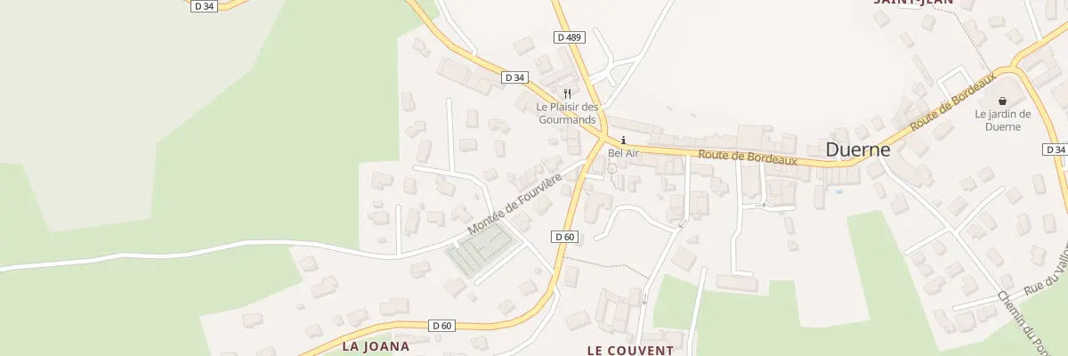 Plan du 5159 Le Bourg à Duerne