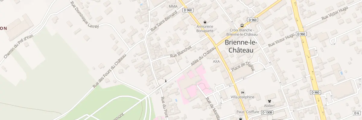 Plan du 2 Rue Blanchot à Brienne-le-Château
