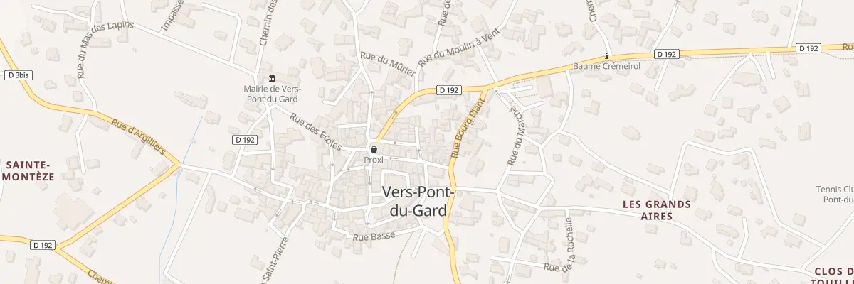 Plan du 6 Imp du Four à Vers-Pont-du-Gard