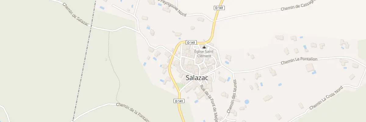 Plan du 5060 Le Village à Salazac