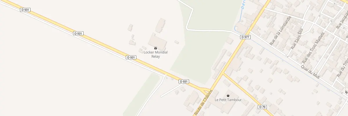 Plan du 1 Rte de Reims à Suippes