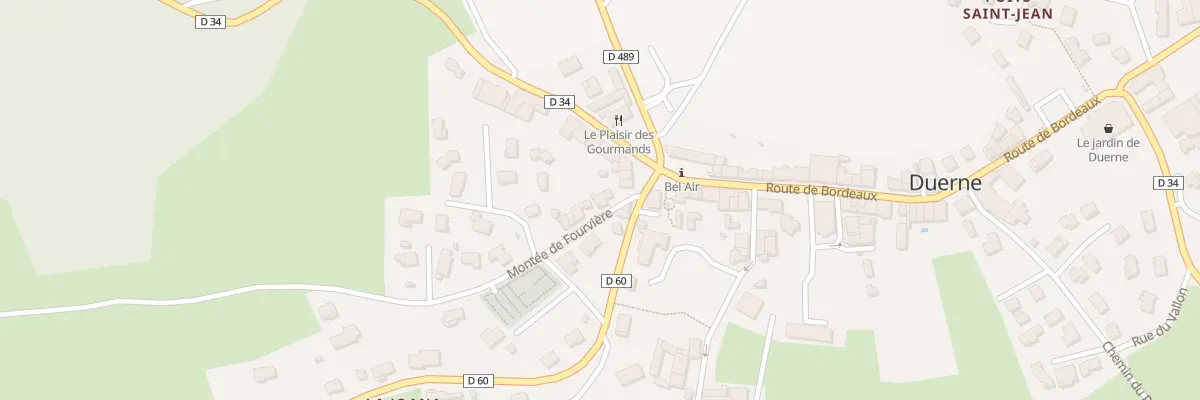 Plan du 5357 Le Bourg à Duerne
