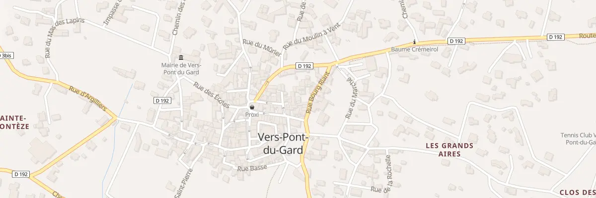 Plan du 5760 Rue Bourg Riant à Vers-Pont-du-Gard