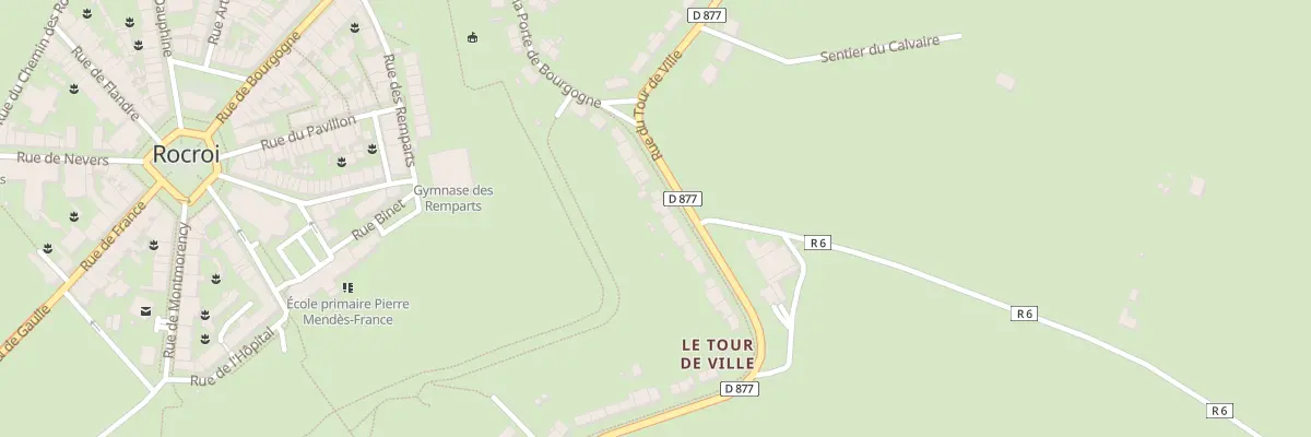 Plan du 61 Rue du Tour de Ville à Rocroi