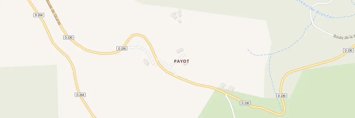 Plan du 5403 Payot à Gluiras