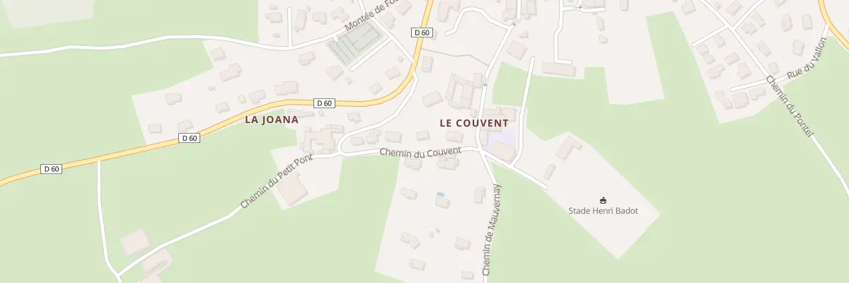 Plan du 5246 Au Couvent à Duerne