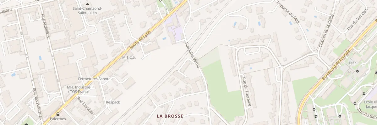 Plan du 6 Rue Jules Verne à Saint-Chamond