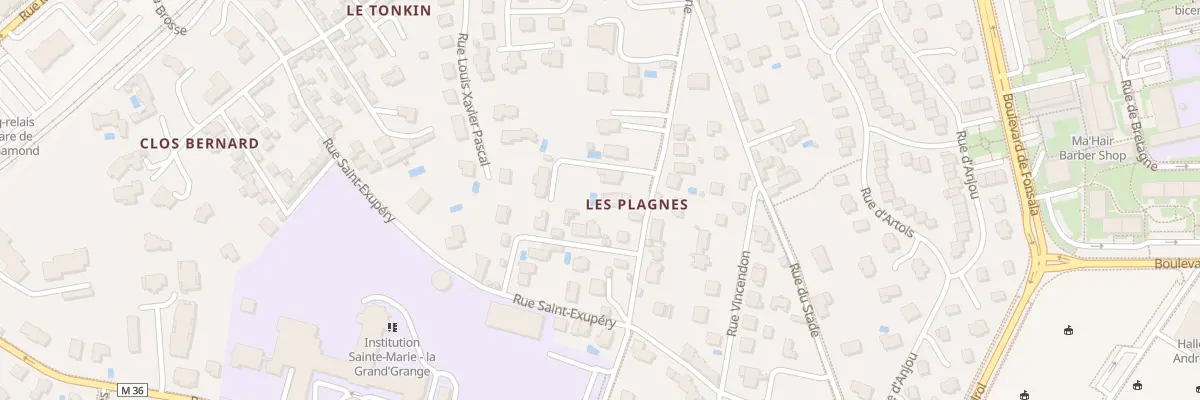 Plan du 36 Rue Jules Verne à Saint-Chamond