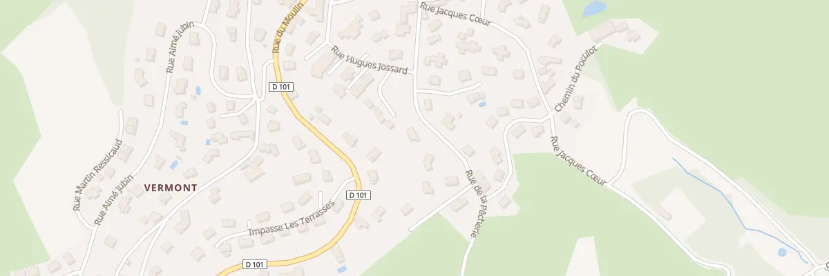 Plan du 5389 Rue de la Pêcherie à Brussieu