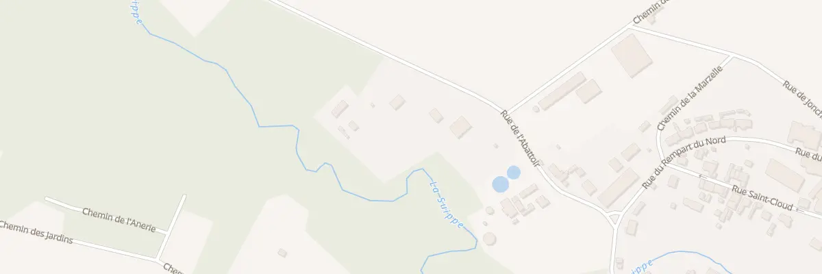 Plan du 9 Rue de l’Abattoir à Suippes