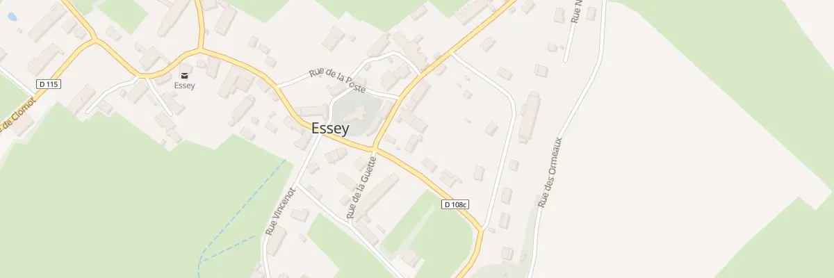 Plan du 18C Rue du Centre à Essey