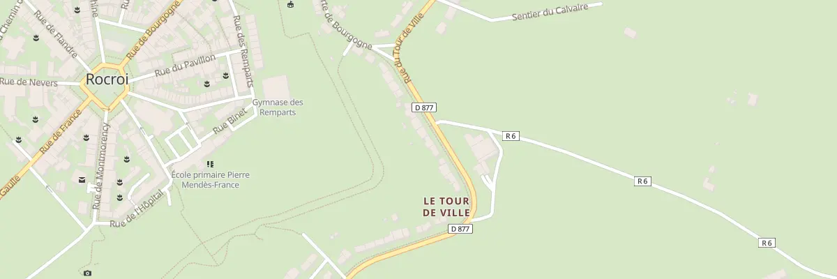 Plan du 57 Rue du Tour de Ville à Rocroi