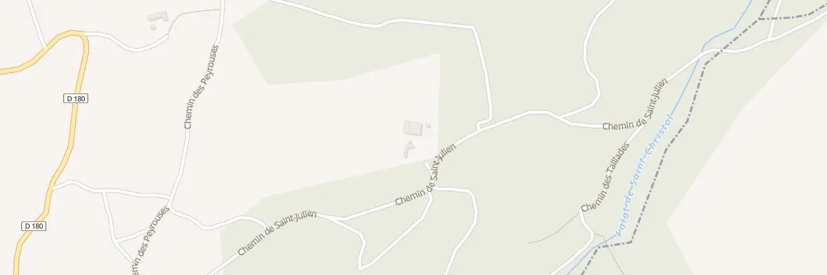 Plan du 5030 Les Crozes à Saint-Christol-de-Rodières