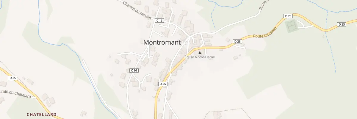 Plan du 5061 Le Bourg à Montromant