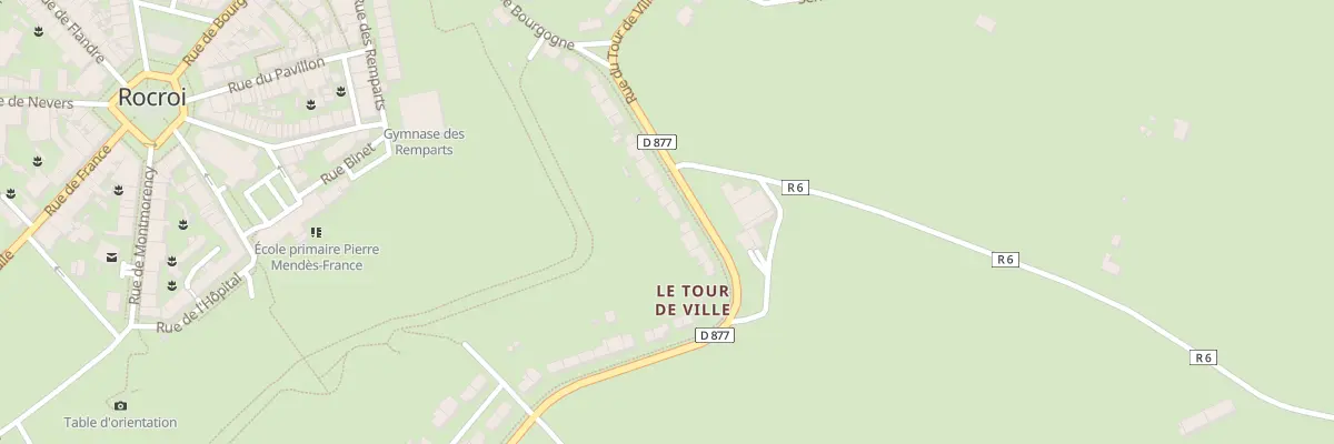 Plan du 53 Rue du Tour de Ville à Rocroi