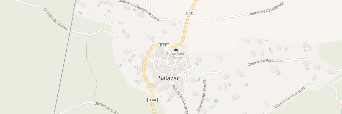 Plan du 5061 Le Village à Salazac