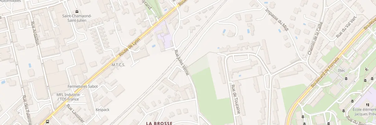 Plan du 3 Rue Jules Verne à Saint-Chamond