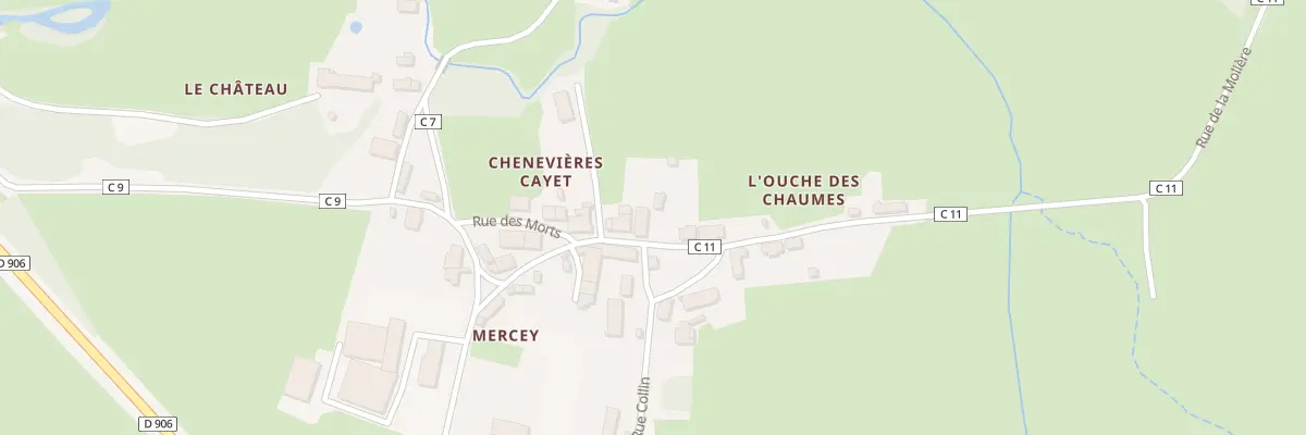 Plan du 7 Rue de la Molière à Saint-Prix-lès-Arnay
