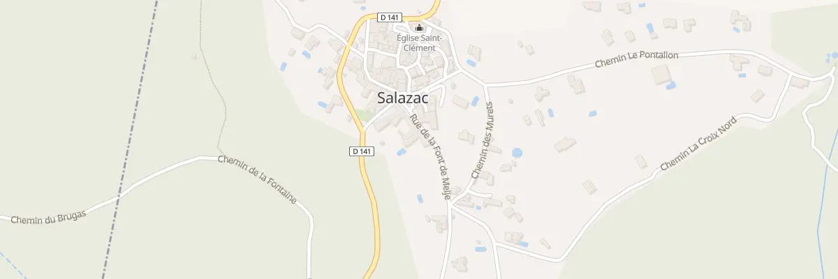 Plan du 5066 Le Village à Salazac