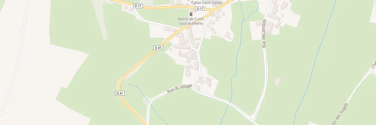 Plan du 5058 Le Village à Curtil-sous-Buffières