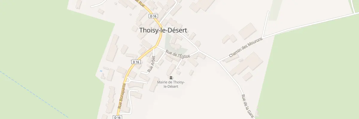 Plan du 10 Rue de l’Eglise à Thoisy-le-Désert