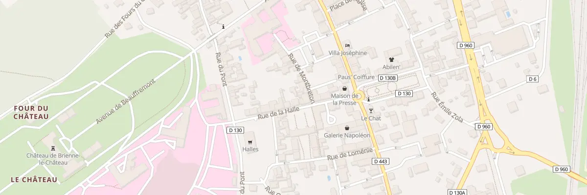 Plan du 9 Rue de la Halle à Brienne-le-Château