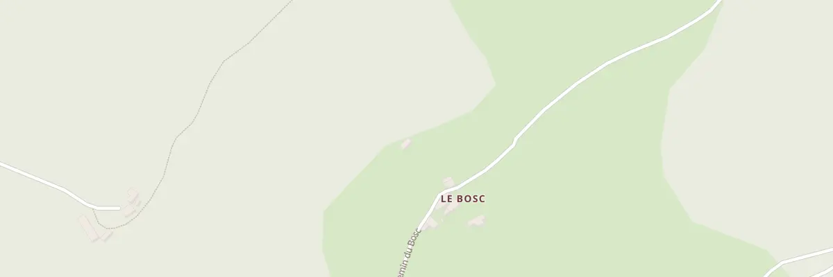 Plan du 5139 Le Bosc à Vanosc
