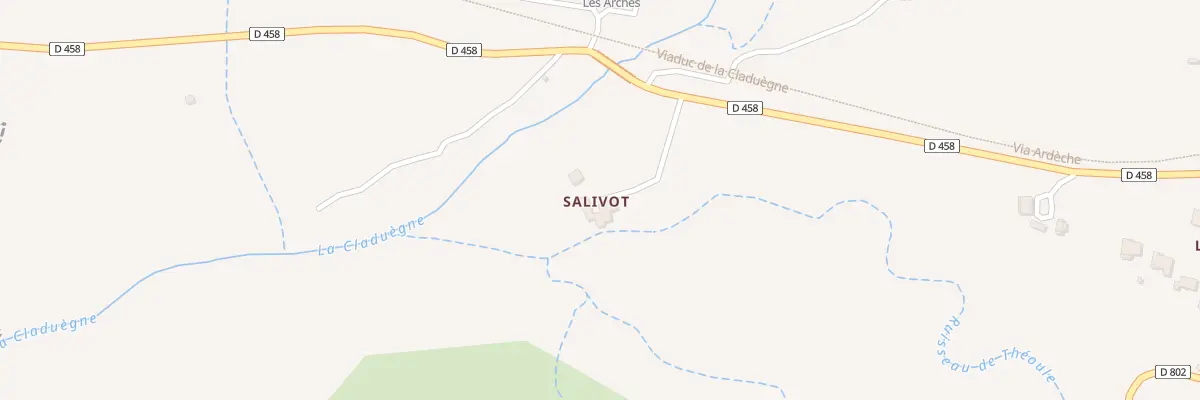 Plan du 5069 Salivot à Saint-Jean-le-Centenier