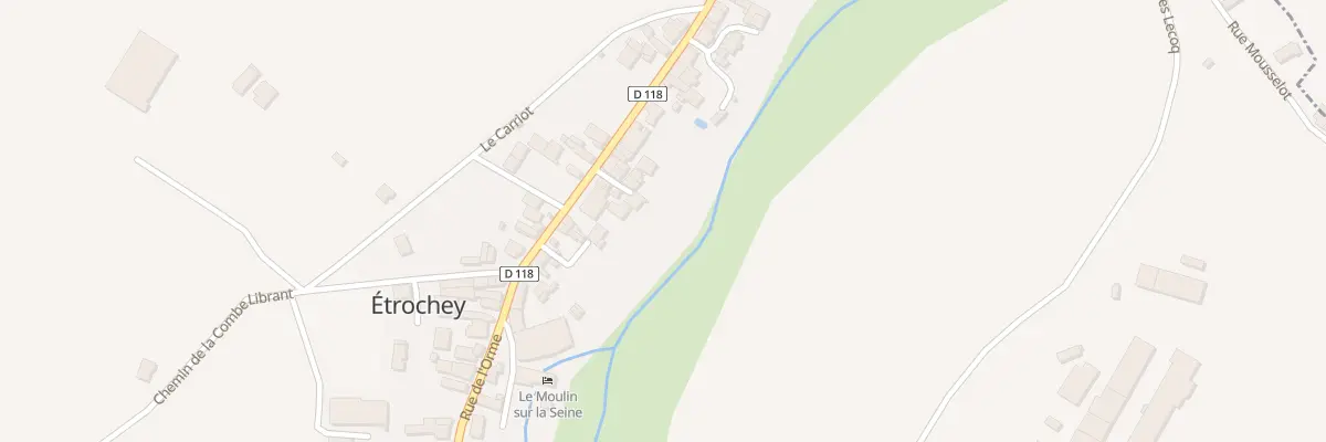 Plan du 3 Rle de l’Orme à Étrochey