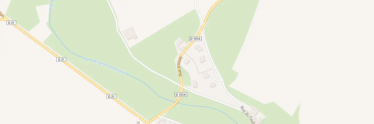 Plan du 10 Rue d’Aisey à Villaines-en-Duesmois