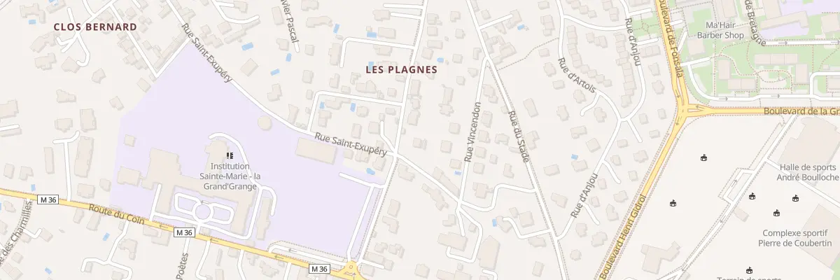 Plan du 25 Rue Jules Verne à Saint-Chamond