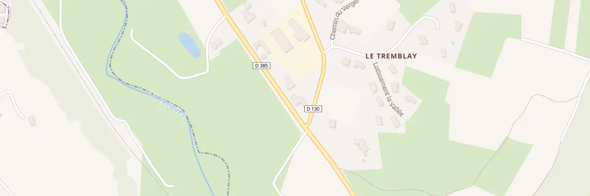 Plan du 534 Rte de la Vallee D 385 à Létra