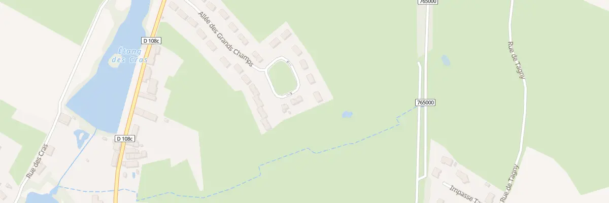Plan du 33 All des Grands Champs à Essey