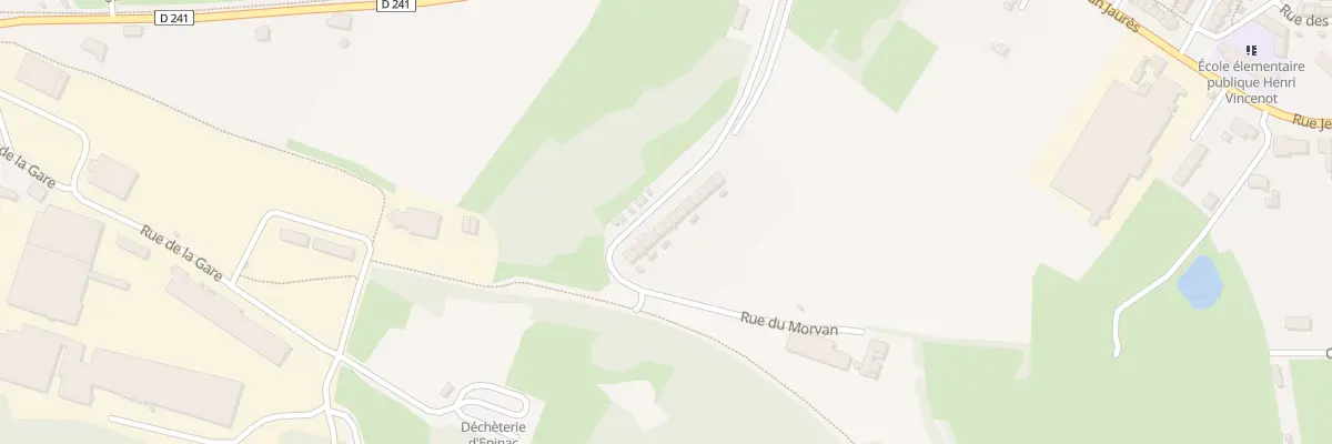 Plan du 6 Rue du Morvan à Épinac