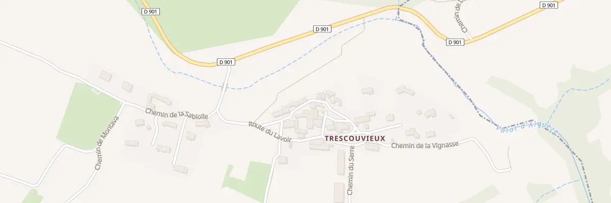 Plan du 5052 Trescouvieux à Laval-Saint-Roman