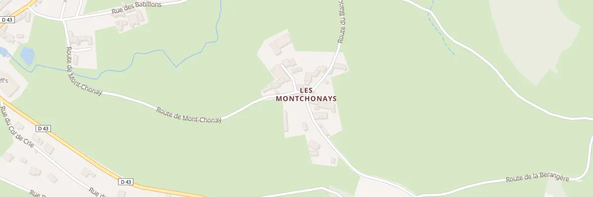 Plan du 490 Rte de Mont-chonay à Deux-Grosnes