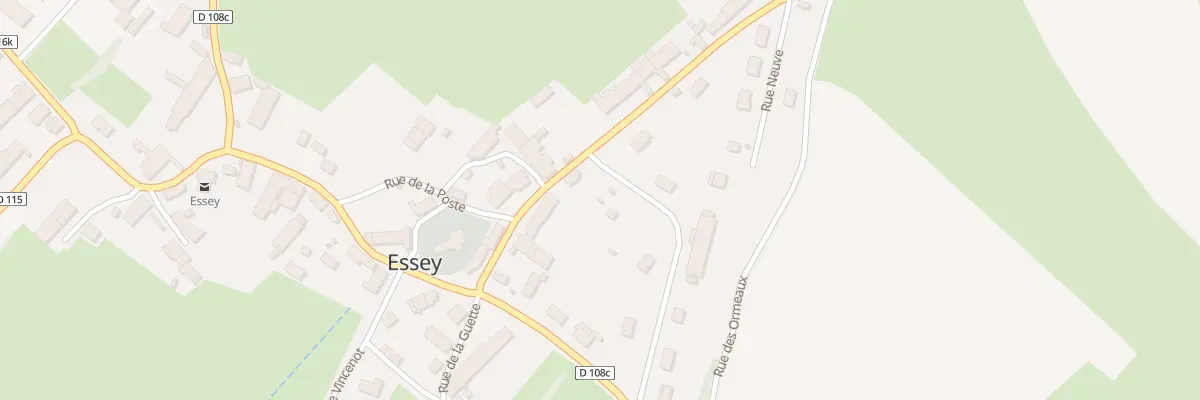 Plan du 2 Rue Poulain Gras à Essey