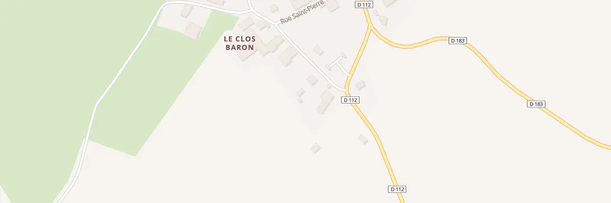 Plan du 6 Rue Neuve à Vauchonvilliers