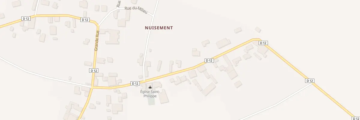 Plan du 29 Rue Grande Rue de Nuisement à Puits-et-Nuisement