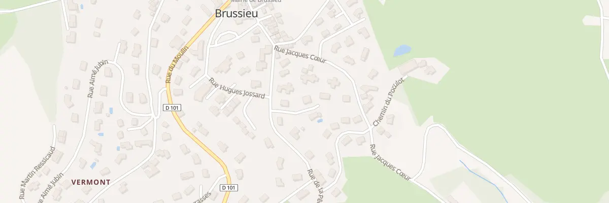 Plan du 5283 Poculot à Brussieu