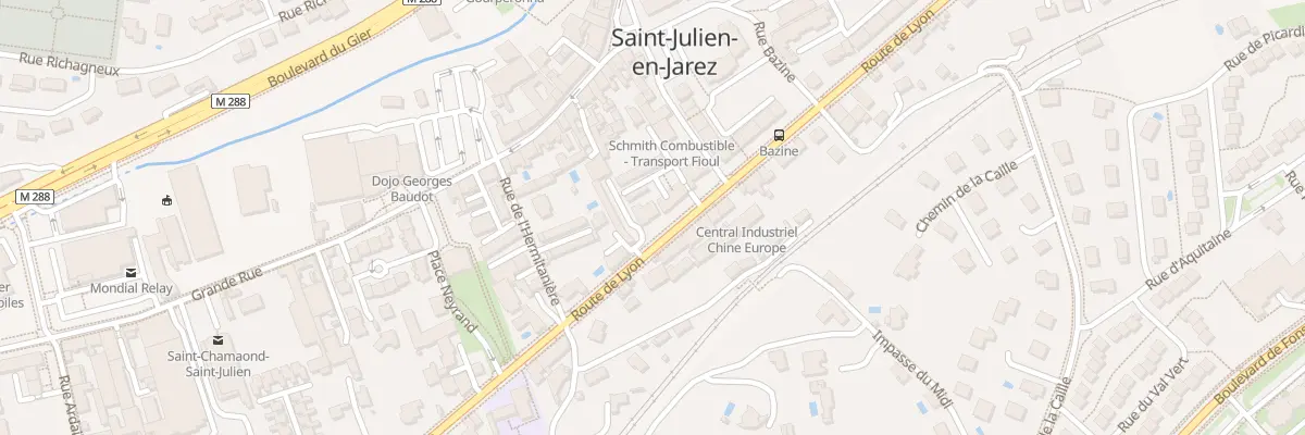 Plan du 30 Rte de Lyon à Saint-Chamond