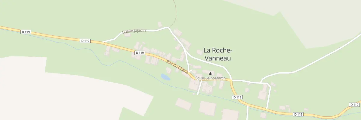 Plan du 13 Rue du Chêne à La Roche-Vanneau