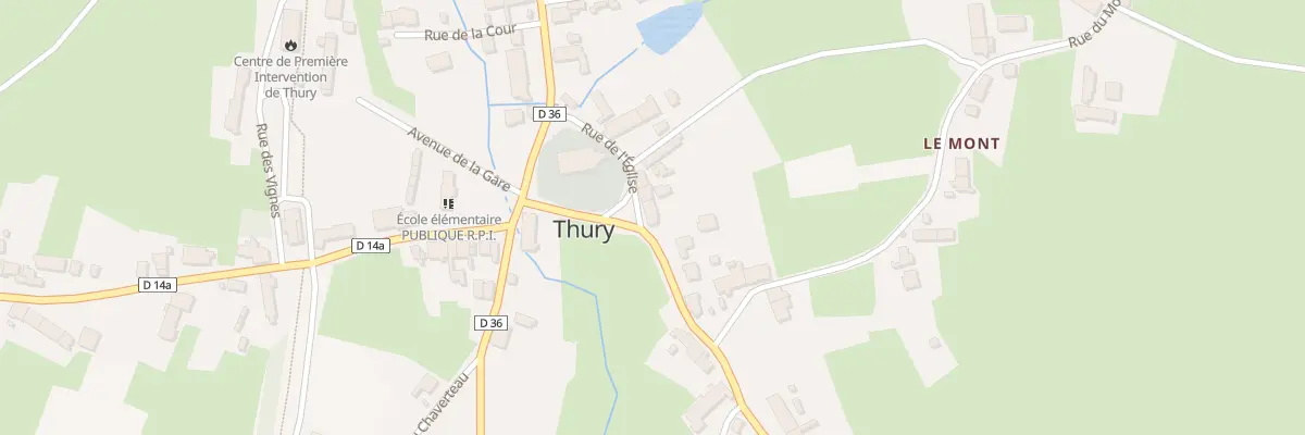 Plan du 5199 Village à Thury