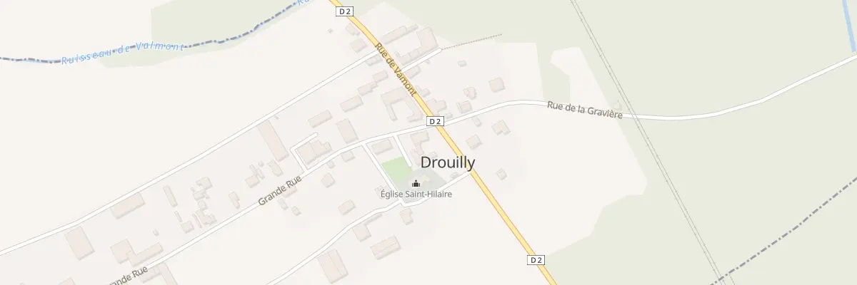 Plan du 8 Rue de Vamont à Drouilly